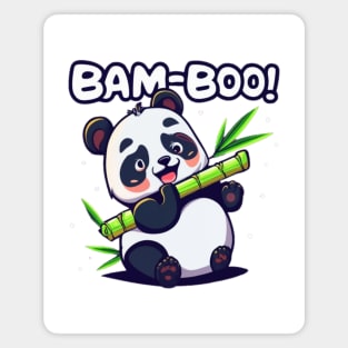 panda bam-boo Magnet